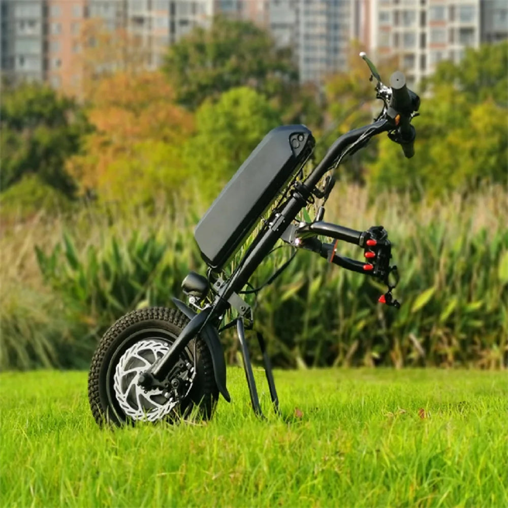 Elesmart Kit de conversión de tractor de motocicleta eléctrica de 12 pulgadas 36V 250/350/500W Accesorio para silla de ruedas para ayuda para discapacitados