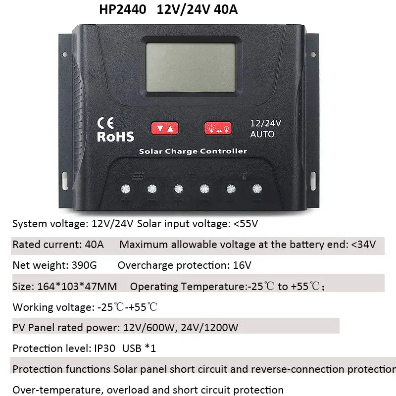Kit de panel solar completo 300w 500W 1000w 1500W 2000W 220v inversor de onda sinusoidal pura con controlador autocaravana caravana coche Camping