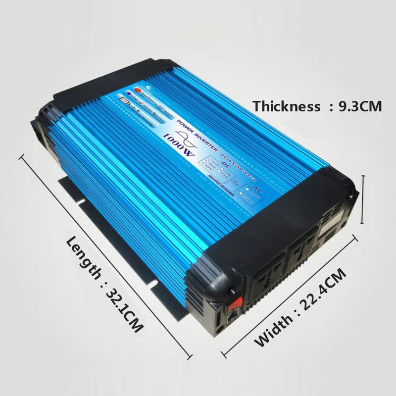 Kit de panel solar completo 300w 500W 1000w 1500W 2000W 220v inversor de onda sinusoidal pura con controlador autocaravana caravana coche Camping
