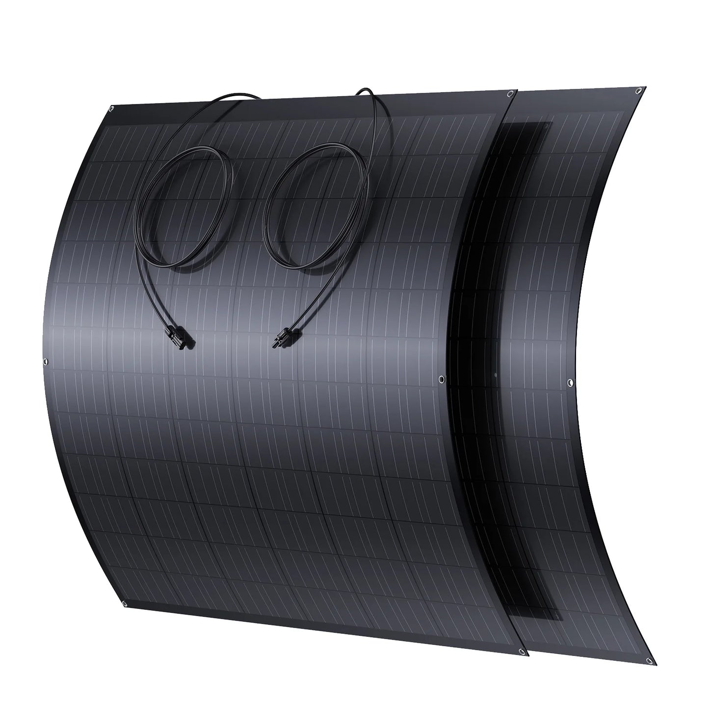 ¡NUEVO! Kit de panel solar flexible de 480 W / 960 W (2 × 240 W / 4 × 240 W), superficie ETF monocristalina, resistente al IP67, sistema de balcón para reloj