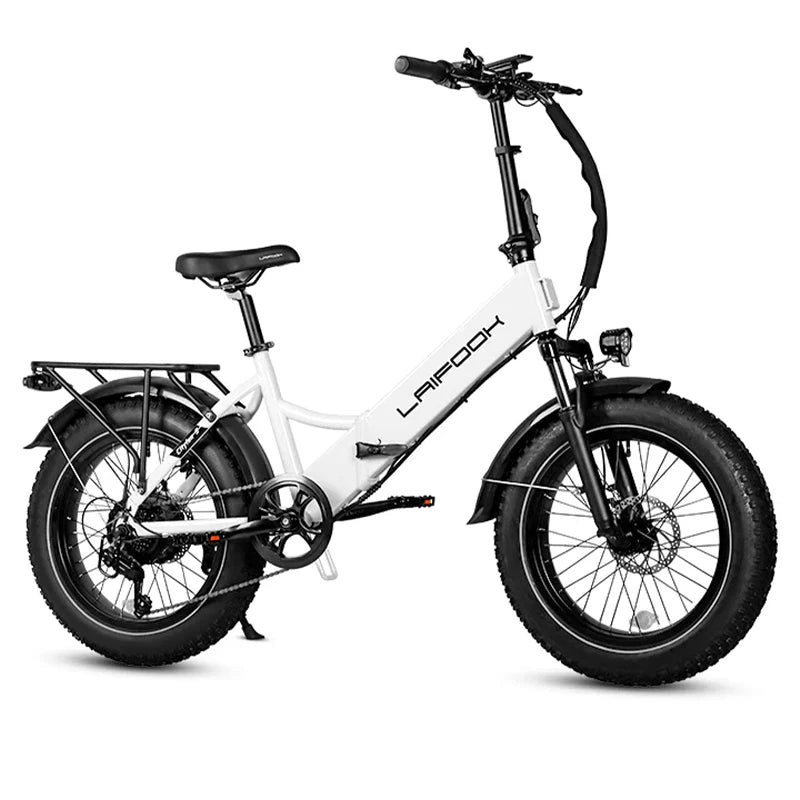 Laifook Cityfun S bicicleta eléctrica 250W bicicleta eléctrica plegable 48V 14Ah bicicleta eléctrica 20 ''gros neumáticos bicicleta de montaña eléctrica con portaequipajes