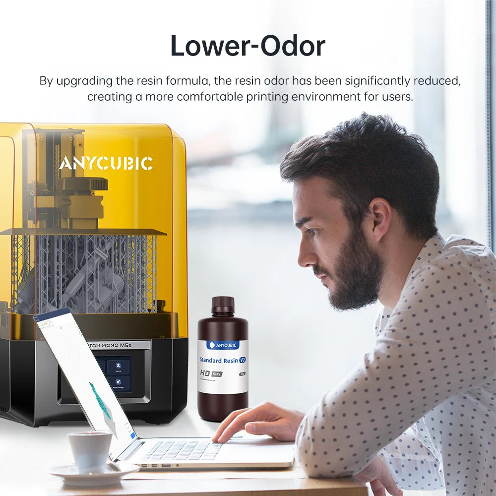 20kg ANYCUBIC 405nm resina estándar UV V2 para impresora 3D Photon