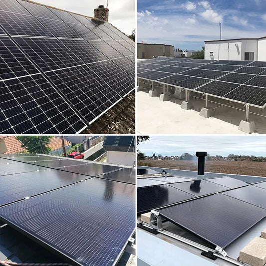 Residential Complete Hybrid Off Grid Solar Power System 5000w 5kw 10kw 20kw Solar Panel Energy System Cost for Home
