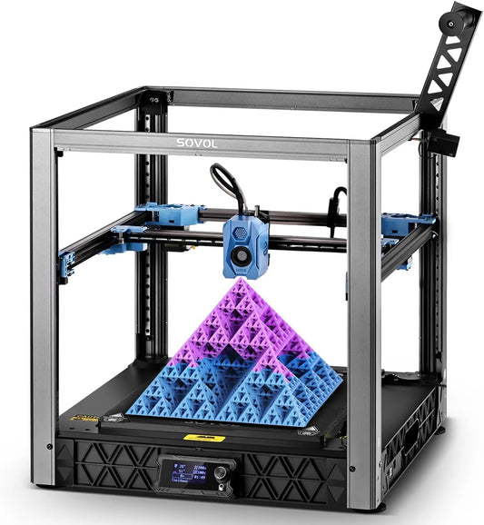 Impresora 3D Sovol SV08 Core-XY de código abierto, impresoras 3D de alta velocidad máximos de 700 mm/s con 300 ℃   Hotend y cámara sin obstrucciones