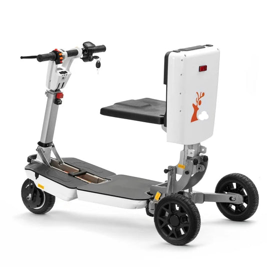 Patinete eléctrico de movilidad de viaje plegable ligero para personas mayores discapacitadas 48V 350W triciclo eléctrico de 3 ruedas adultos plegable