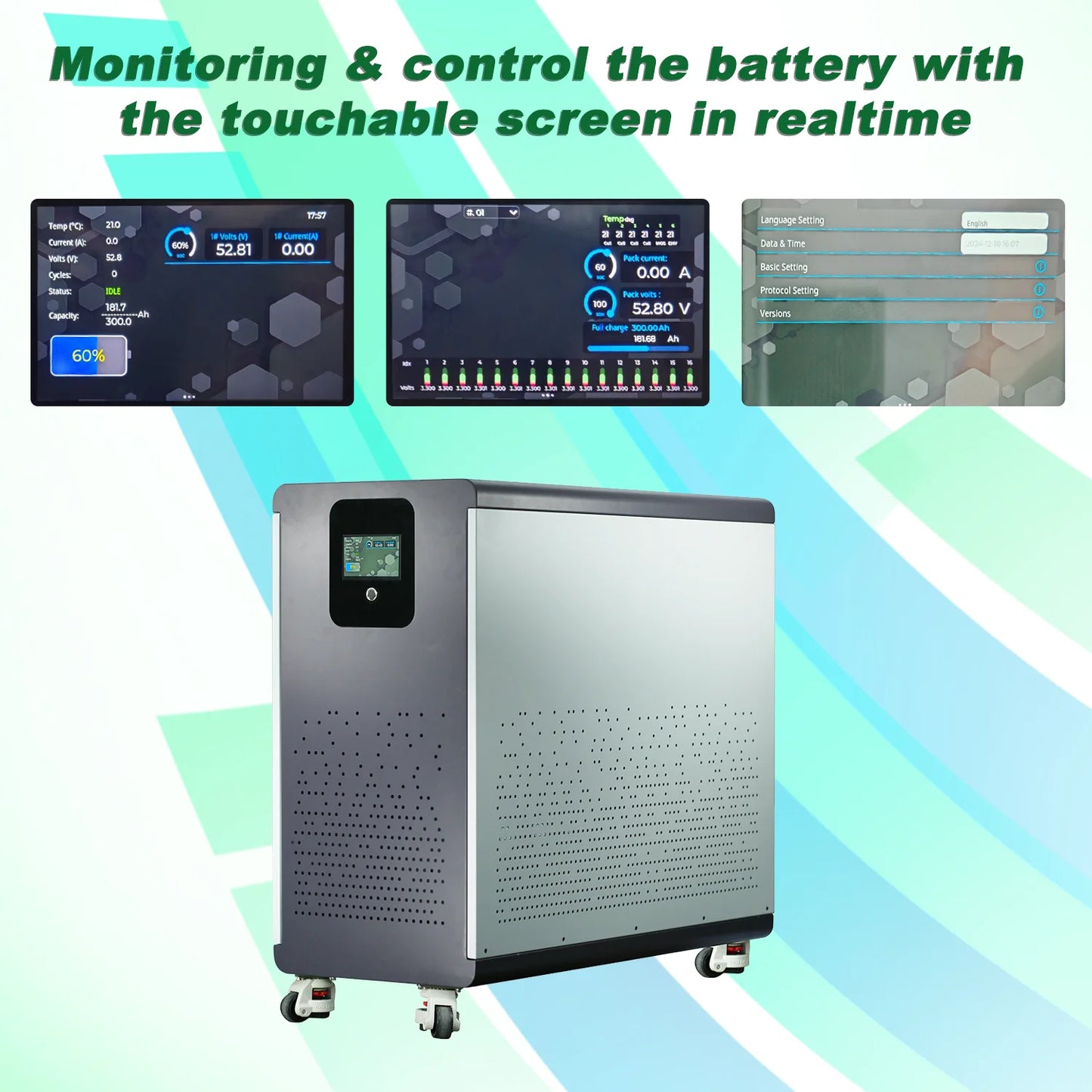Paquete de batería de litio LiFePO4 de 48V, 600Ah, 30Kwh, 100Ah, 120Ah, 200Ah, 300Ah, BMS integrado de 200A, 6000 + de ciclo para sistema Solar, Stock UE PL