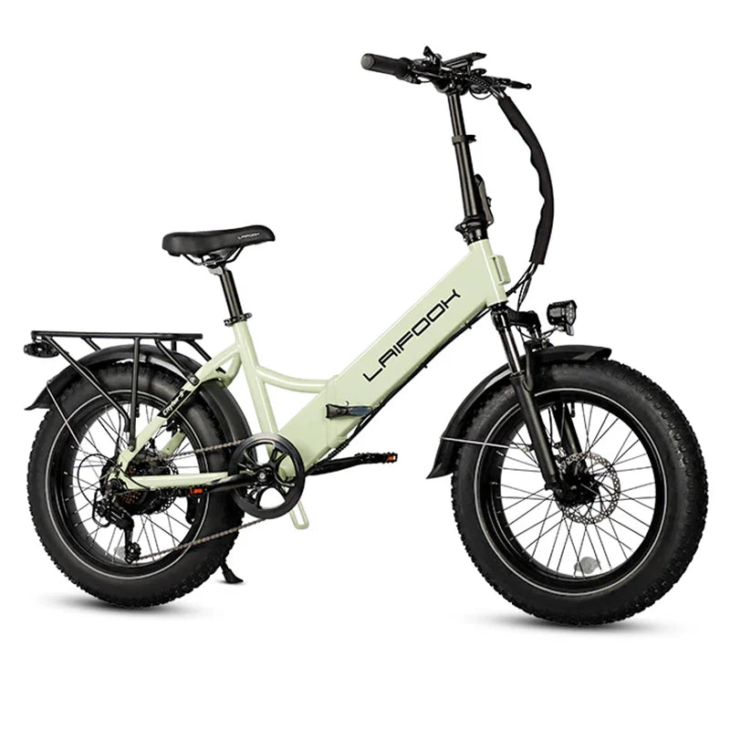 Laifook Cityfun S bicicleta eléctrica 250W bicicleta eléctrica plegable 48V 14Ah bicicleta eléctrica 20 ''gros neumáticos bicicleta de montaña eléctrica con portaequipajes