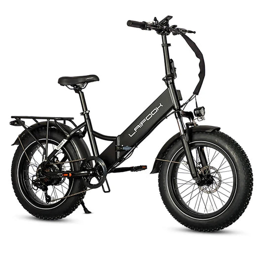 Laifook Cityfun S bicicleta eléctrica 250W bicicleta eléctrica plegable 48V 14Ah bicicleta eléctrica 20 ''gros neumáticos bicicleta de montaña eléctrica con portaequipajes