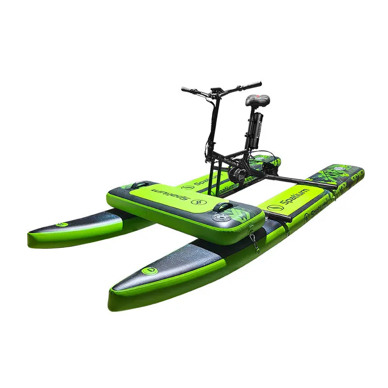 Colección de ponteros, bicicleta de agua eléctrica inflable, barcos con pedales, bicicleta a la venta