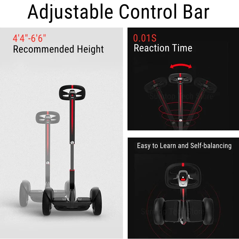 Stock de la UE Ninebot de Segway S-Max Scooter eléctrico autoequilibrado inteligente portátil Alcance de 20 km/h 38 km Compatible con el kit Gokart