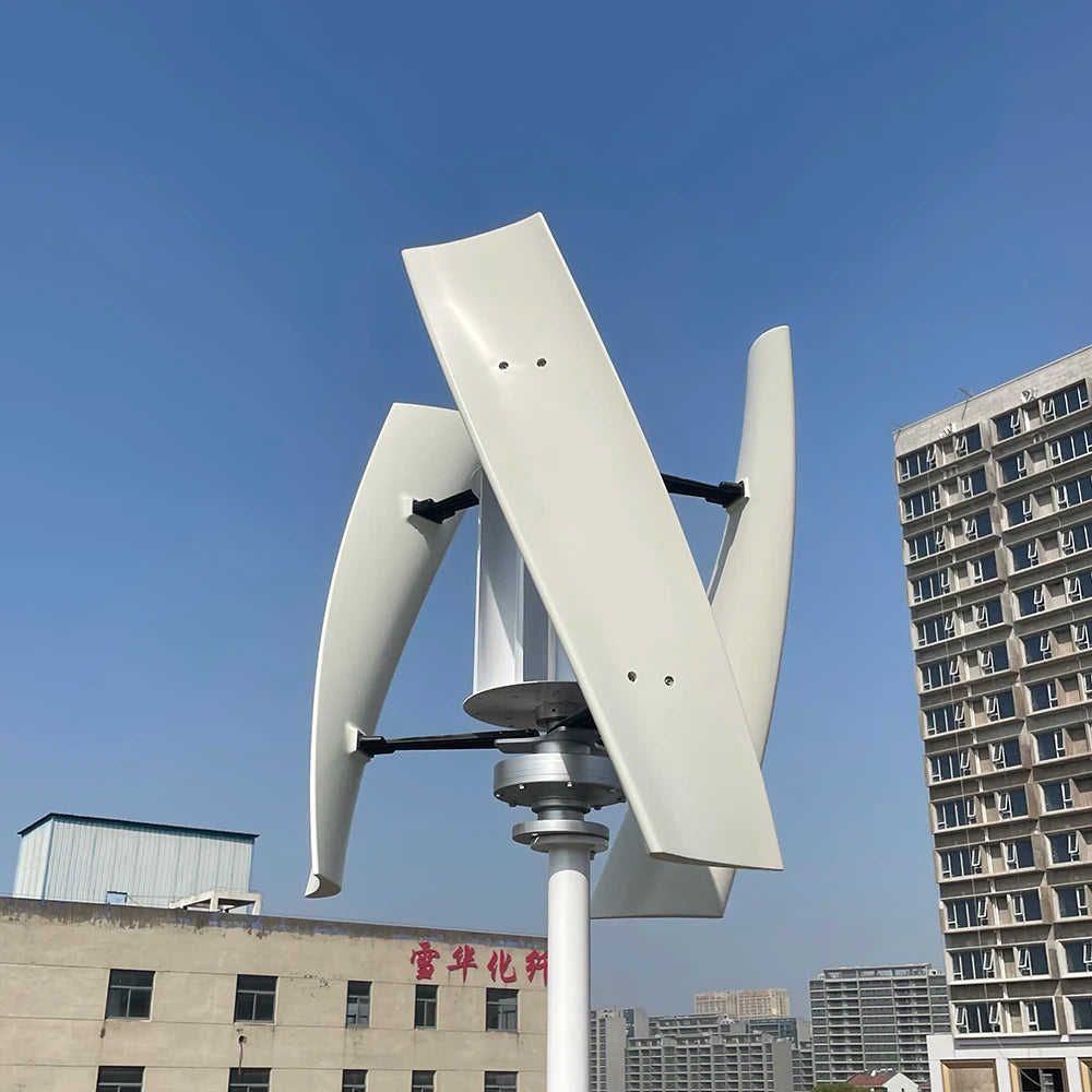 Generador 10KW turbina eólica eje Vertical Maglev planta alto voltaje 10000w 24V 48V con controlador de carga híbrido para uso doméstico