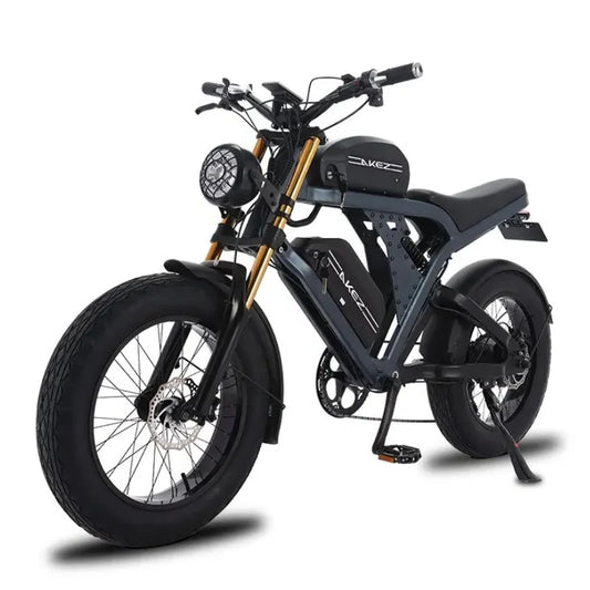 Bicicleta eléctrica Retro Fatbike para adultos 1500w 2 baterías 48V 36AH 41AH bicicleta eléctrica de montaña de 20 pulgadas para hombres batería extraíble